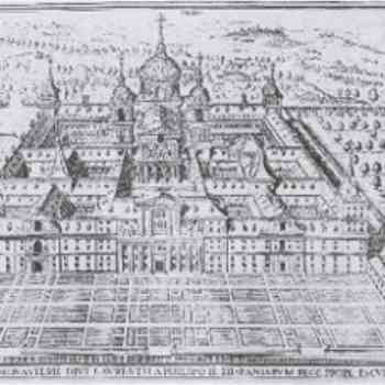 Click para ampliar. Pulsa en el nombre para ver la ficha. Escorial 7 Lámina de 1657